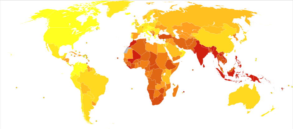 2012年哮喘死亡人数